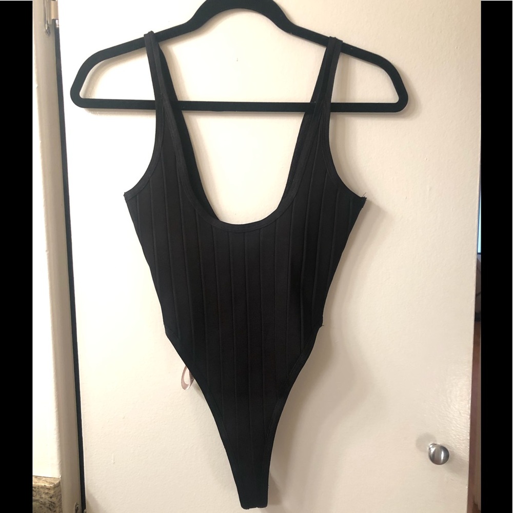 BRAND NEW House of CB Black Leotard Size S!